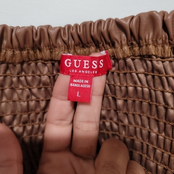 Guess Danessa PU Bustier Size Large - Picture 7 of 13
